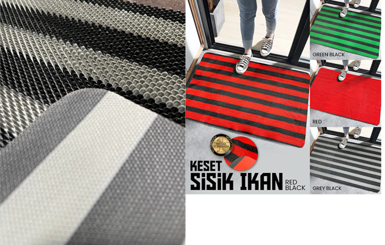 Perawatan Keset Tekstur Sisik Ikan agar Tetap Awet dan Indah