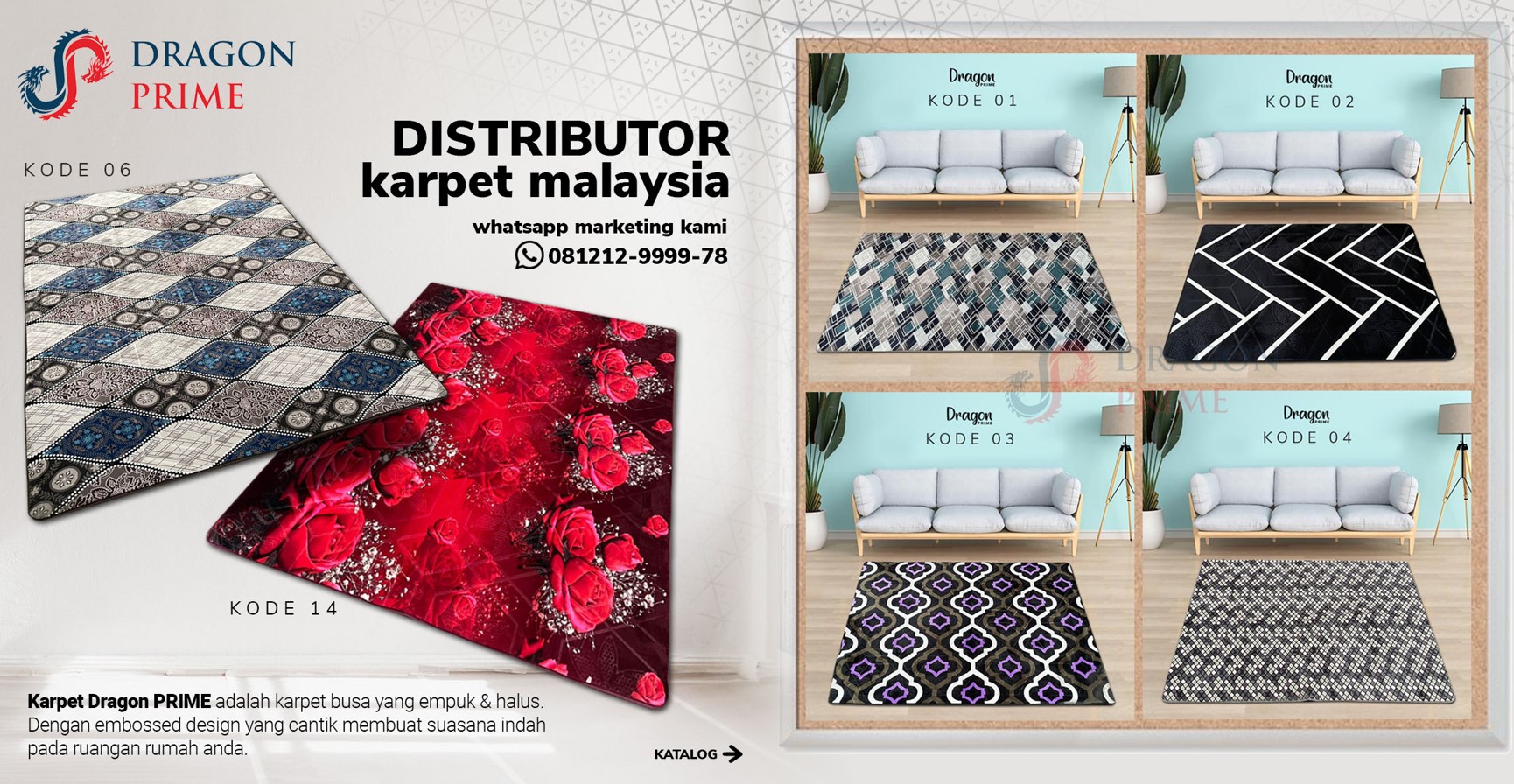 Peluang Usaha Jadi Distributor Resmi Karpet Malaysia!!!