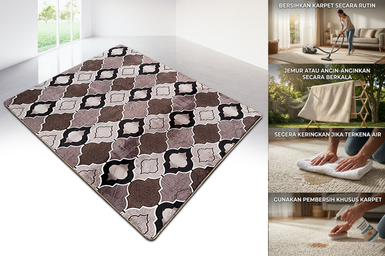 Cara Merawat Karpet agar Tidak Mudah Bau dan Berjamur