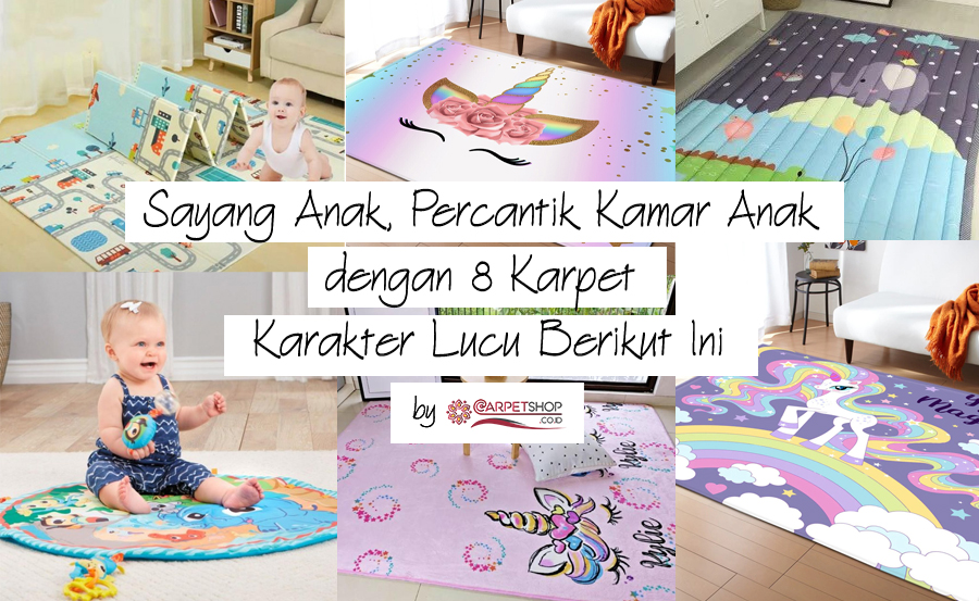Sayang Anak, Percantik Kamar Anak dengan 8 Karpet Karakter Lucu Berikut Ini