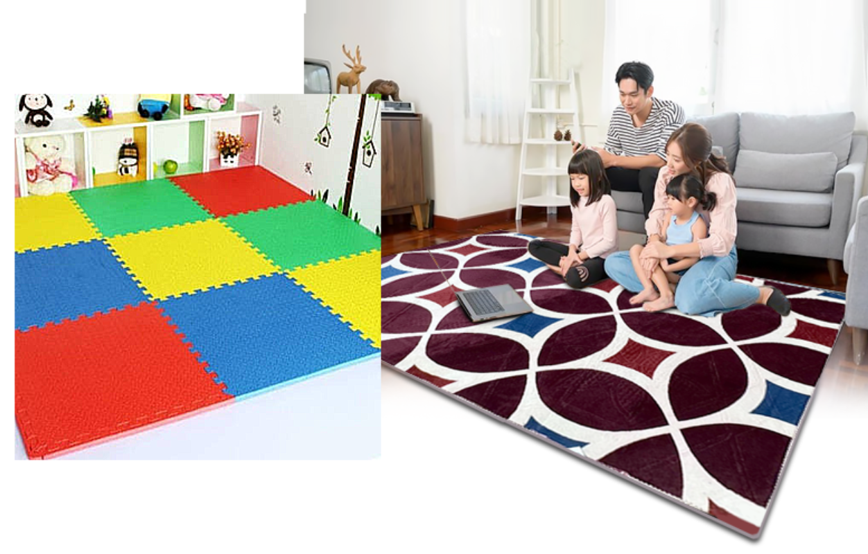 Karpet Busa Malaysia vs Karpet Puzzle, Mana yang Lebih Nyaman untuk Keluarga? Memilih alas lantai yang tepat menjadi langkah
