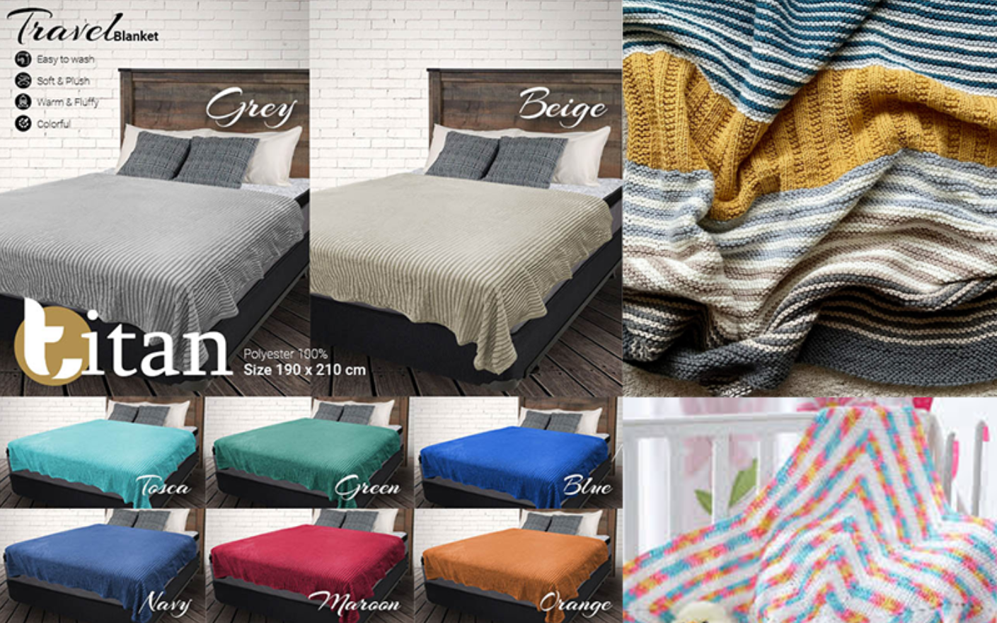 Pilihan Motif Selimut Untuk Hiasi Kamar Tidur