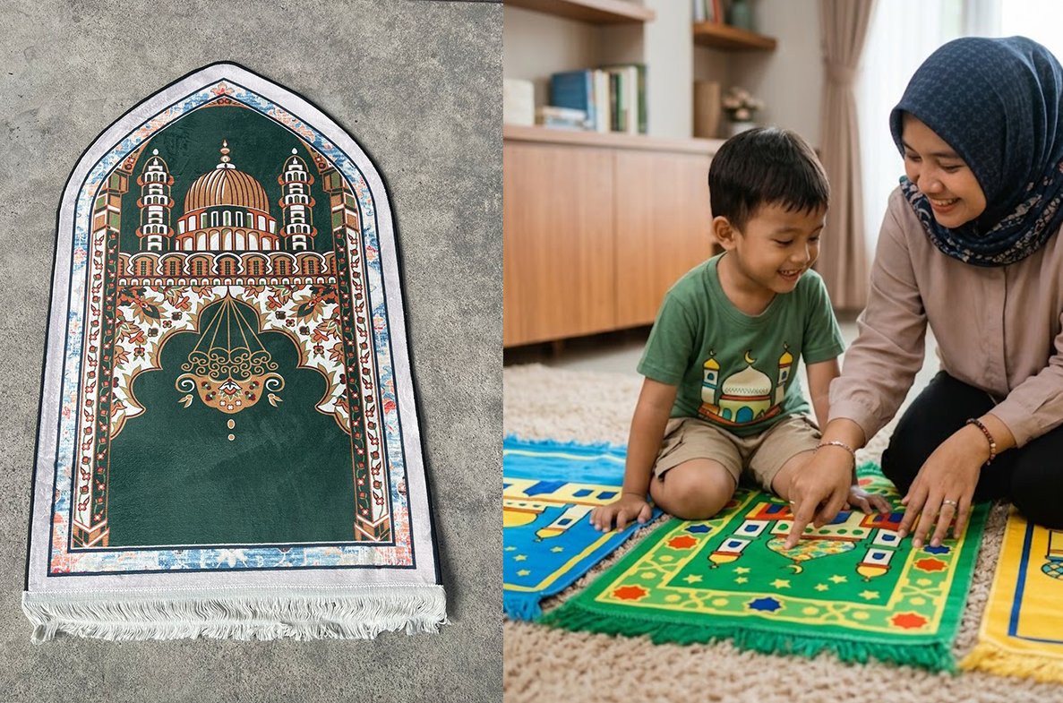 Tips Memilih Sajadah untuk Anak yang Sedang Belajar Sholat
