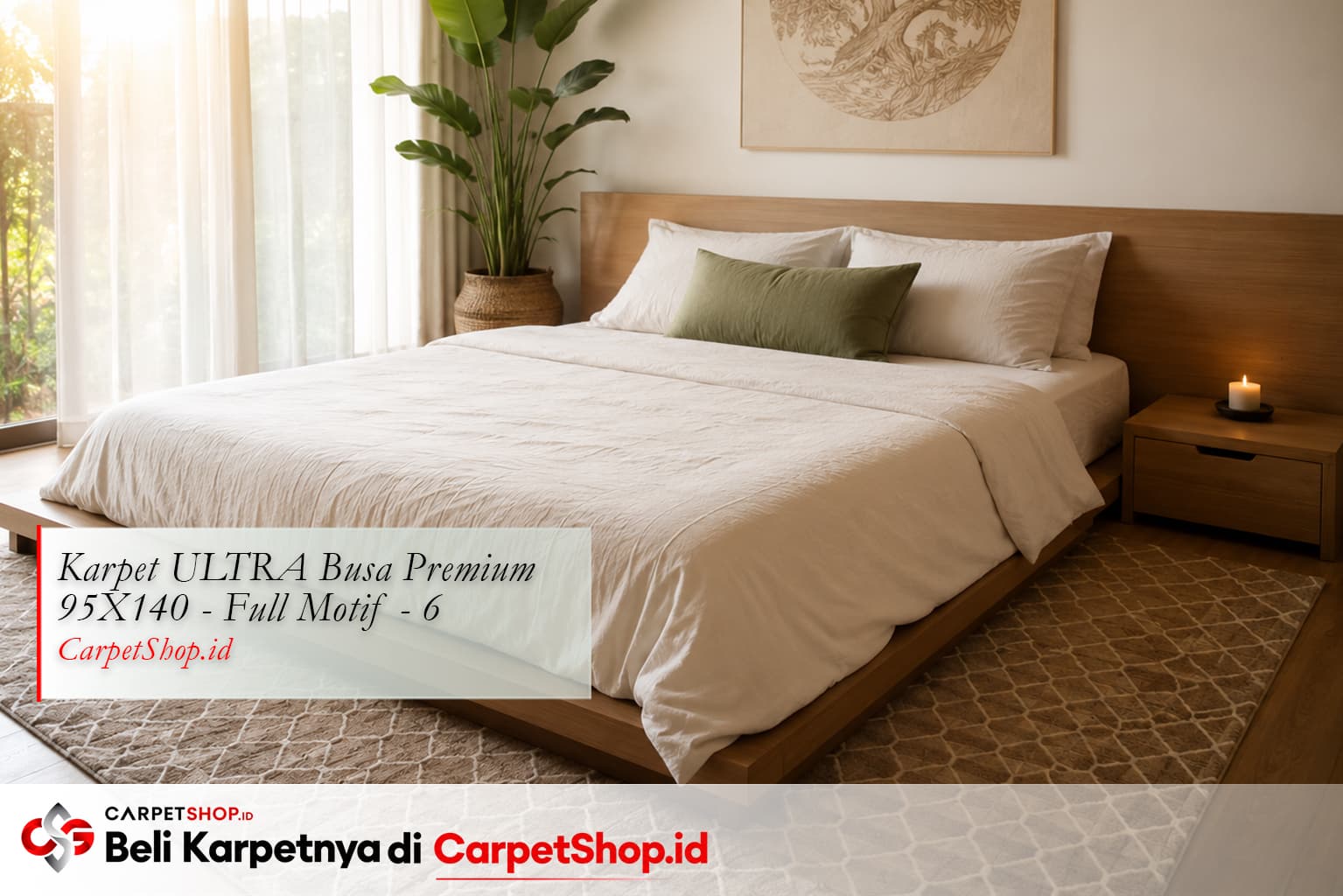 Inspirasi Kamar Tidur Aesthetic dan Nyaman + Panduan Karpet yang Tepat