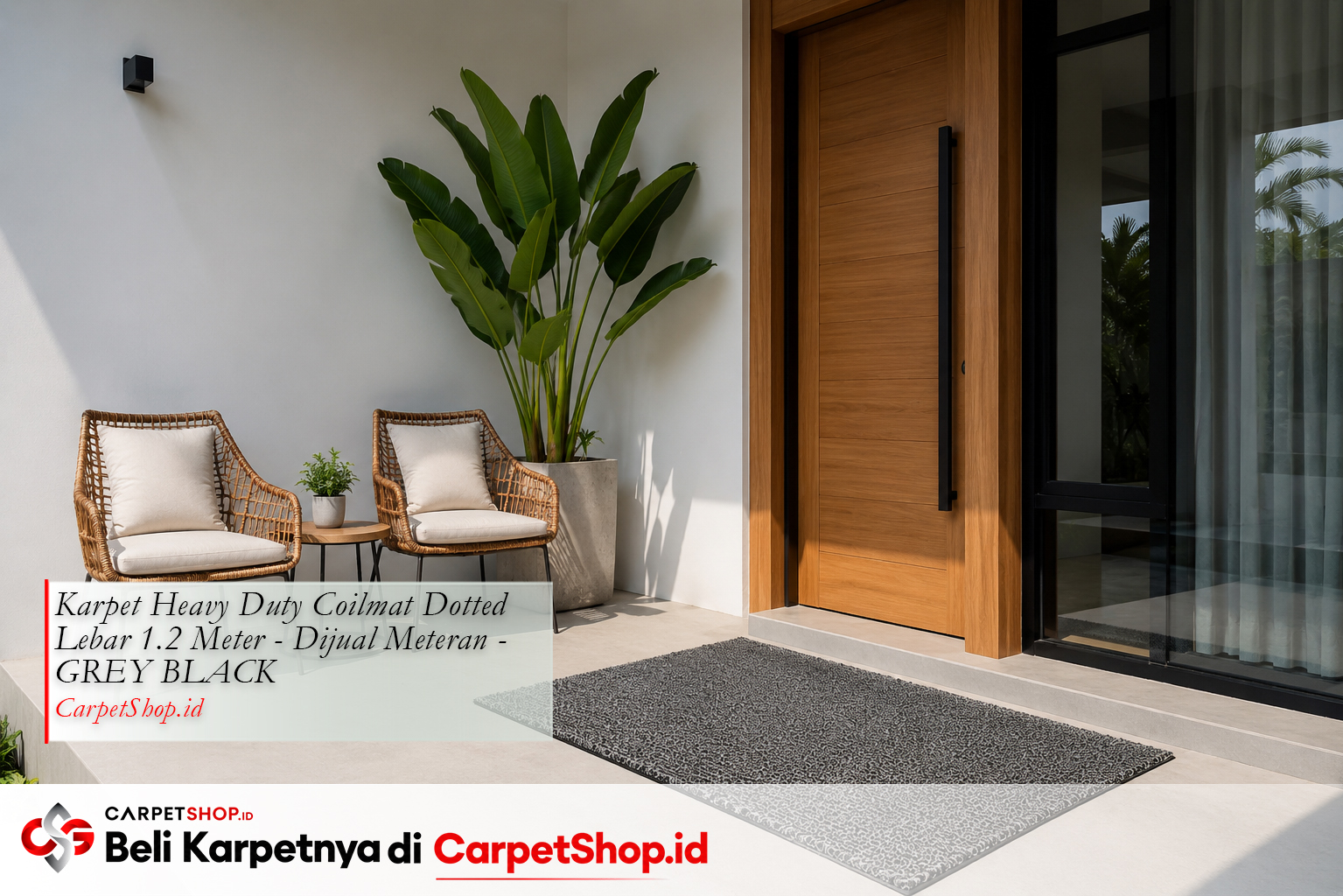 Teras Rumah Aesthetic: Inspirasi + Keset Outdoor yang Tahan Cuaca