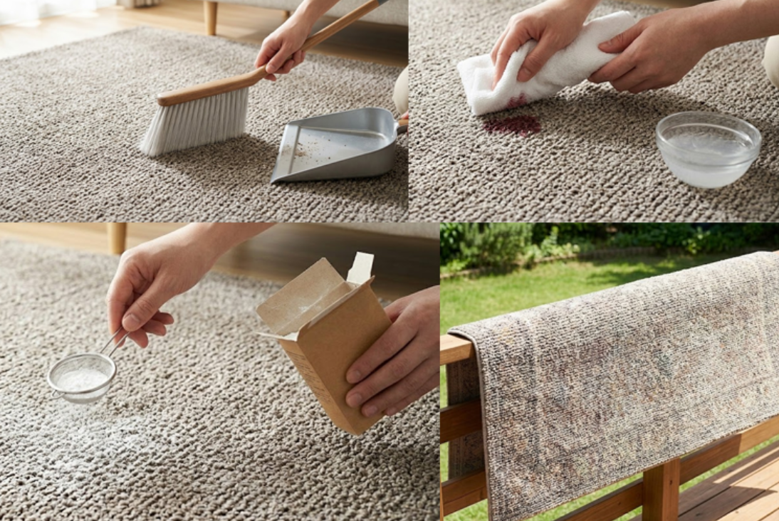 Tips Membersihkan Karpet Tanpa Vacuum Cleaner