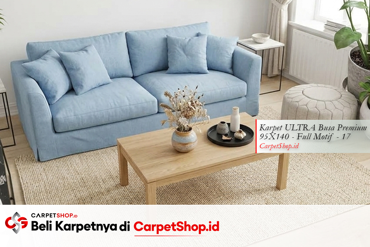 Karpet Cocok untuk Sofa Biru: 7 Kombinasi dari yang Aman hingga yang Berani