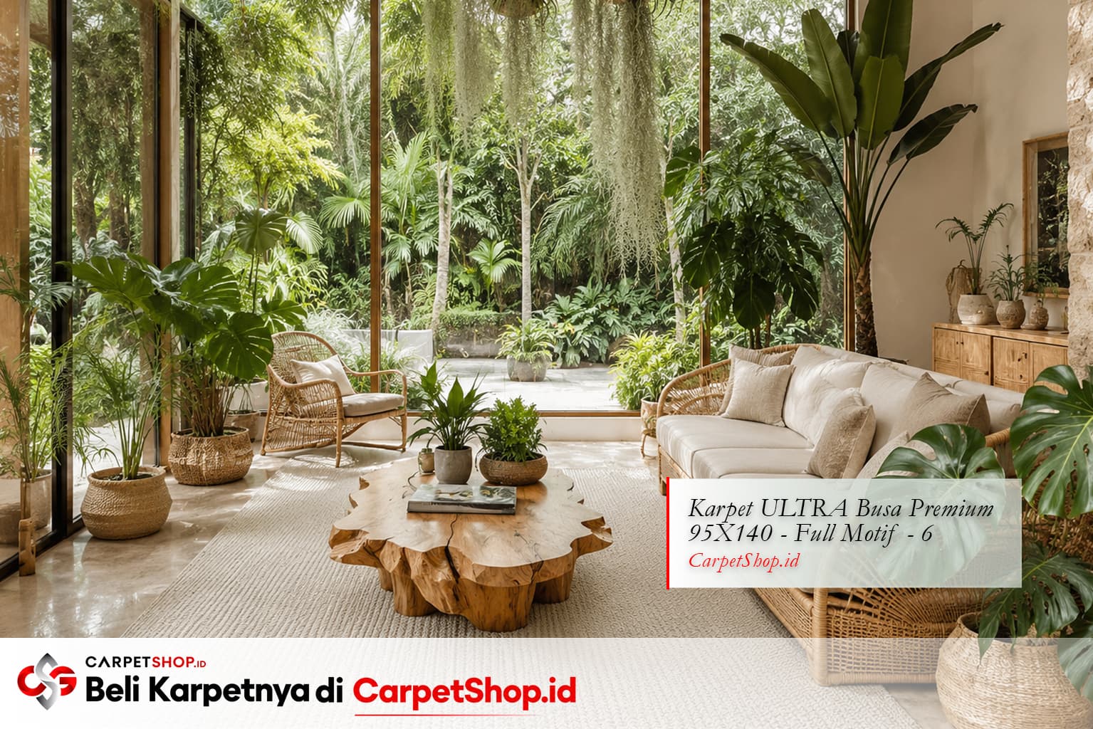 Biophilic Design: Cara Menghadirkan Nuansa Alam ke Dalam Rumah + Inspirasi Karpet