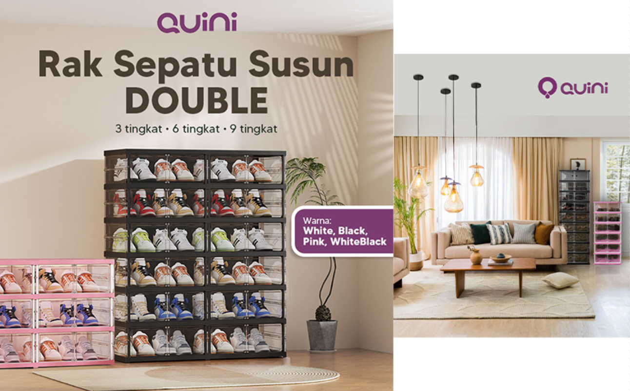 Rak Sepatu Vertikal, Solusi Rumah Kecil Masa Kini
