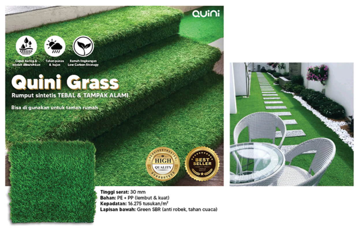 Karpet Rumput vs Rumput Asli,  Mana yang Lebih Praktis?