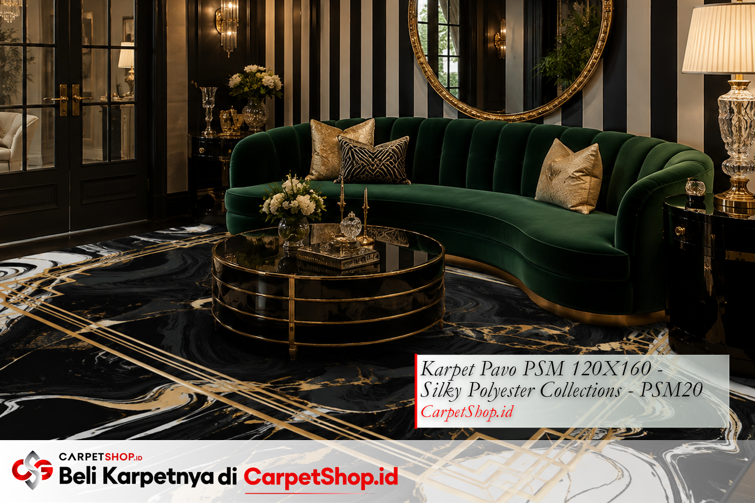 Desain Interior Hollywood Regency: Panduan Glamor yang Dramatis dan Timeless