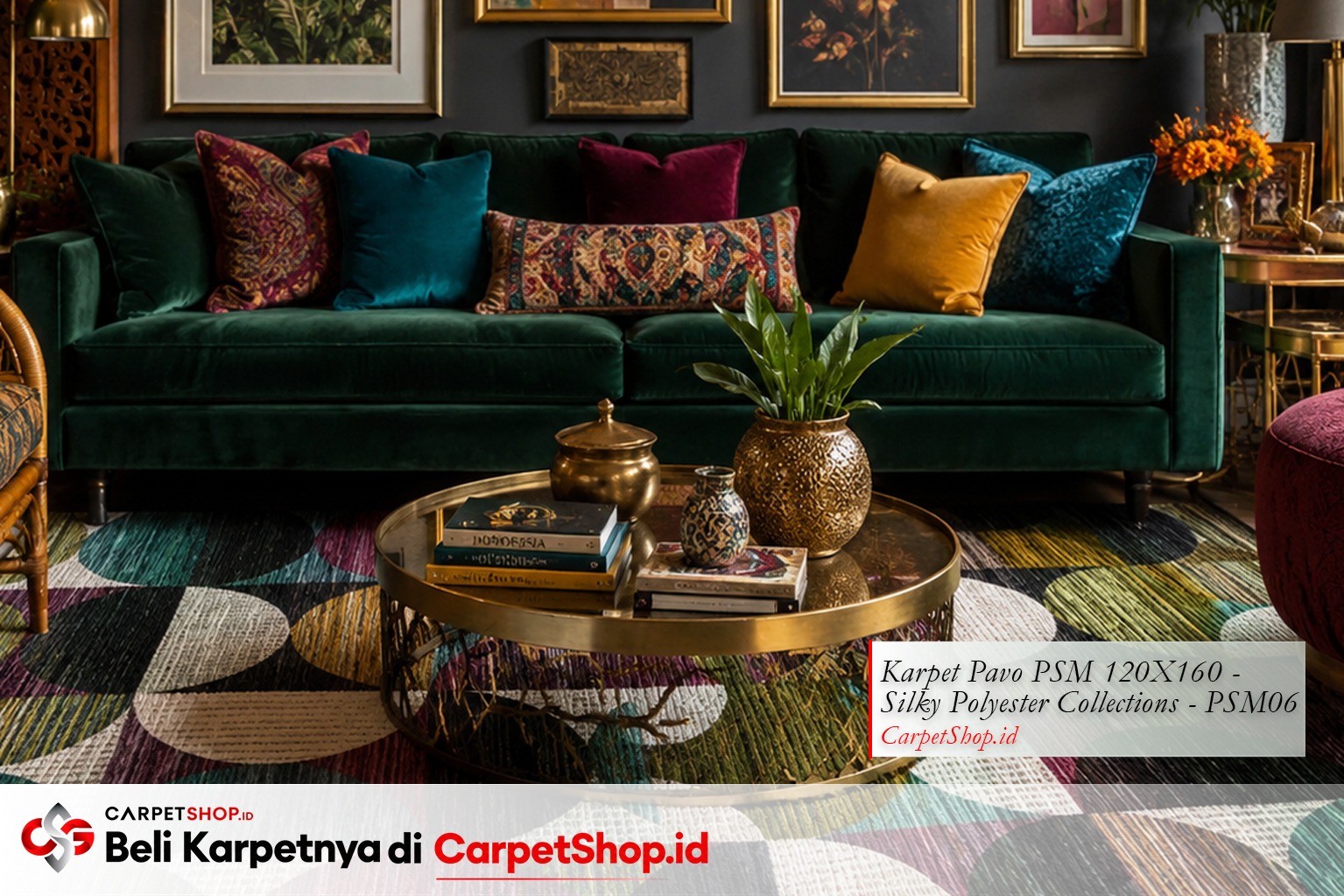 Desain Interior Maximalist yang Terstruktur: Panduan dan 7 Inspirasi Berkarpet