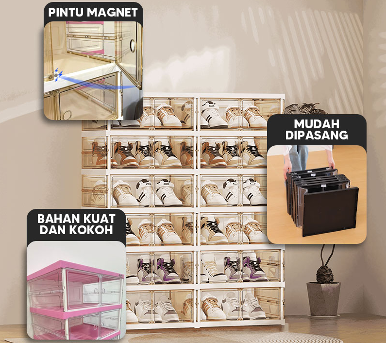 Rak Sepatu Terbuka vs Rak Sepatu Tertutup, Mana yang Lebih Cocok untuk Rumah Modern?