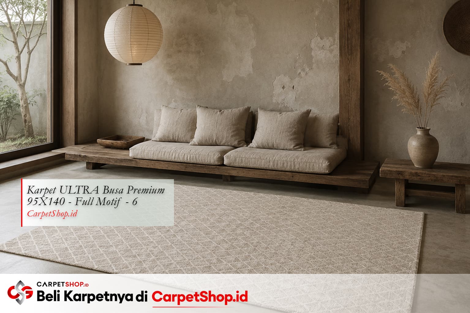 Desain Interior Wabi-Sabi: Cantik dari Ketidaksempurnaan + Inspirasi Karpet