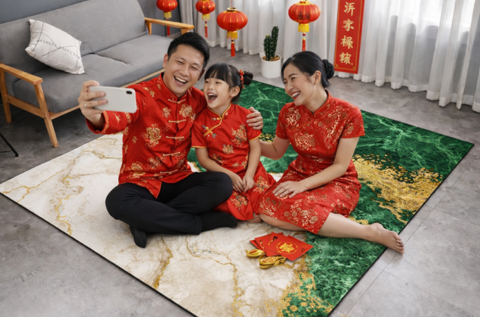 Pilihan Motif Karpet yang Membawa Nuansa Imlek ke Dalam Rumah