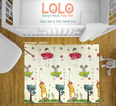 LOLO PLAYMAT, Playmat Bayi Dengan Berbagai Manfaat.