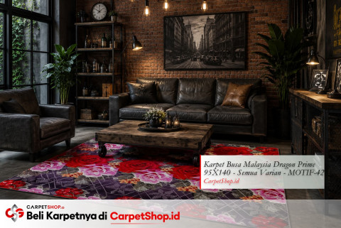 Desain Interior Industrial: Raw, Maskulin, dan Tetap Estetik + Inspirasi Karpet