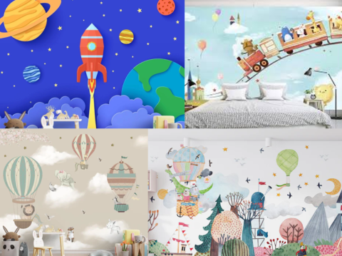 Inspirasi Motif Wallpaper Anak yang Bikin Betah di Kamar