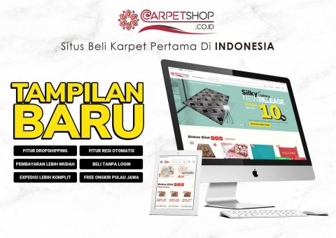 Carpetshop.co.id Punya Tampilan Baru, Belanja Karpet Jadi Makin Mudah