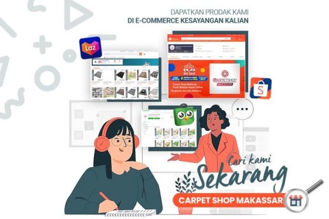 BELANJA KARPET DENGAN TENANG TANPA WORRY LANGSUNG DARI CARPET SHOP MAKASSAR SHOPEE MALL
