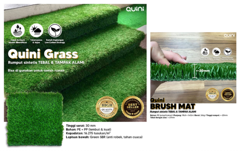 Karpet Rumput Sintetis Di Area Jemur dan Cuci untuk Tampilan Praktis, Bersih, dan Nyaman