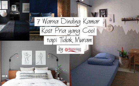 Warna Dinding Kamar Kost Pria yang Cool tapi Tidak Muram