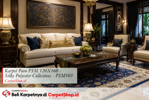 Karpet Warna Navy: Panduan Memilih + 7 Inspirasi Interior yang Elegan
