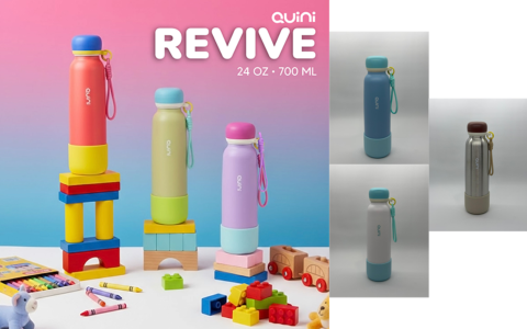 Quini Revive 700 ml, Tumbler Stainless Steel Praktis untuk Temani Aktivitas Harian Anda
