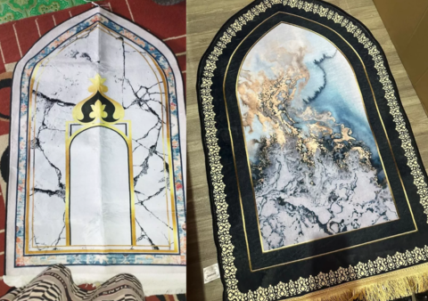 Penggunaan Sajadah sebagai Sebuah Karya Seni