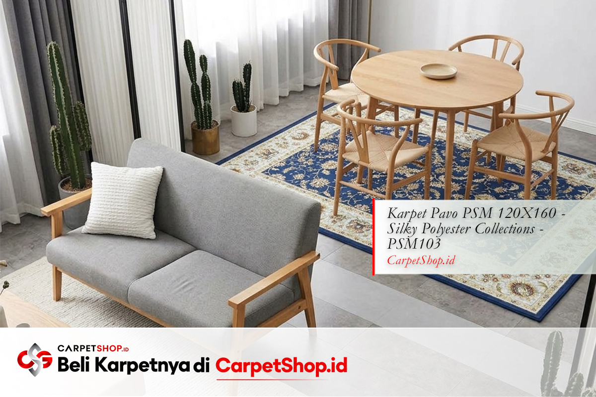 Open plan dua zona karpet terdefinisi dengan Karpet Pavo PSM103 dan ULTRA Motif 6