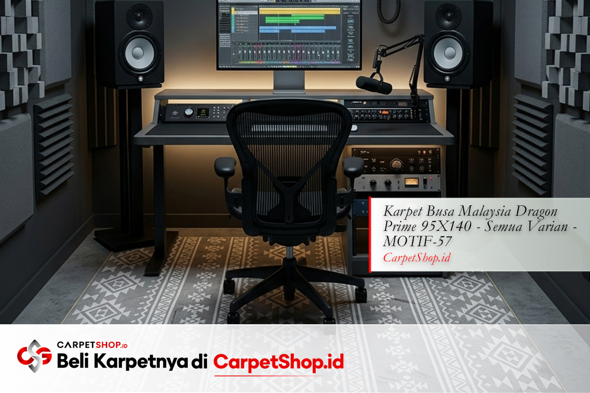 Home studio professional karpet dark moody dengan Karpet Dragon Prime 95X140 MOTIF-57