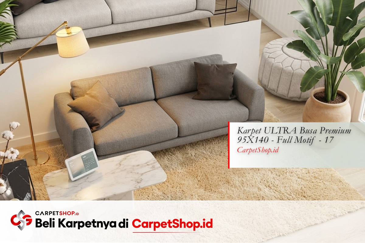 Studio Jakarta smart living karpet multifungsi dengan Karpet ULTRA Busa Premium 95X140 Full Motif 17
