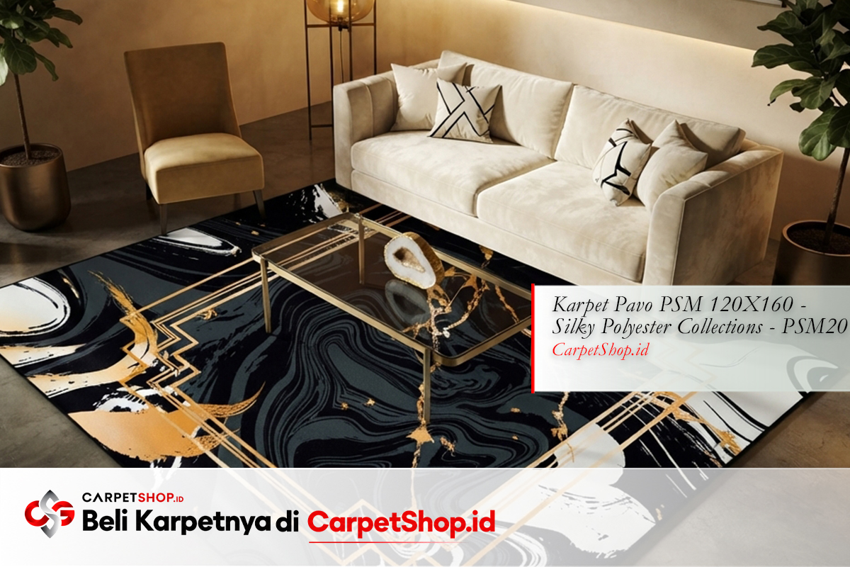 Karpet terbaik statement piece 2026 Pavo PSM 120X160 PSM20