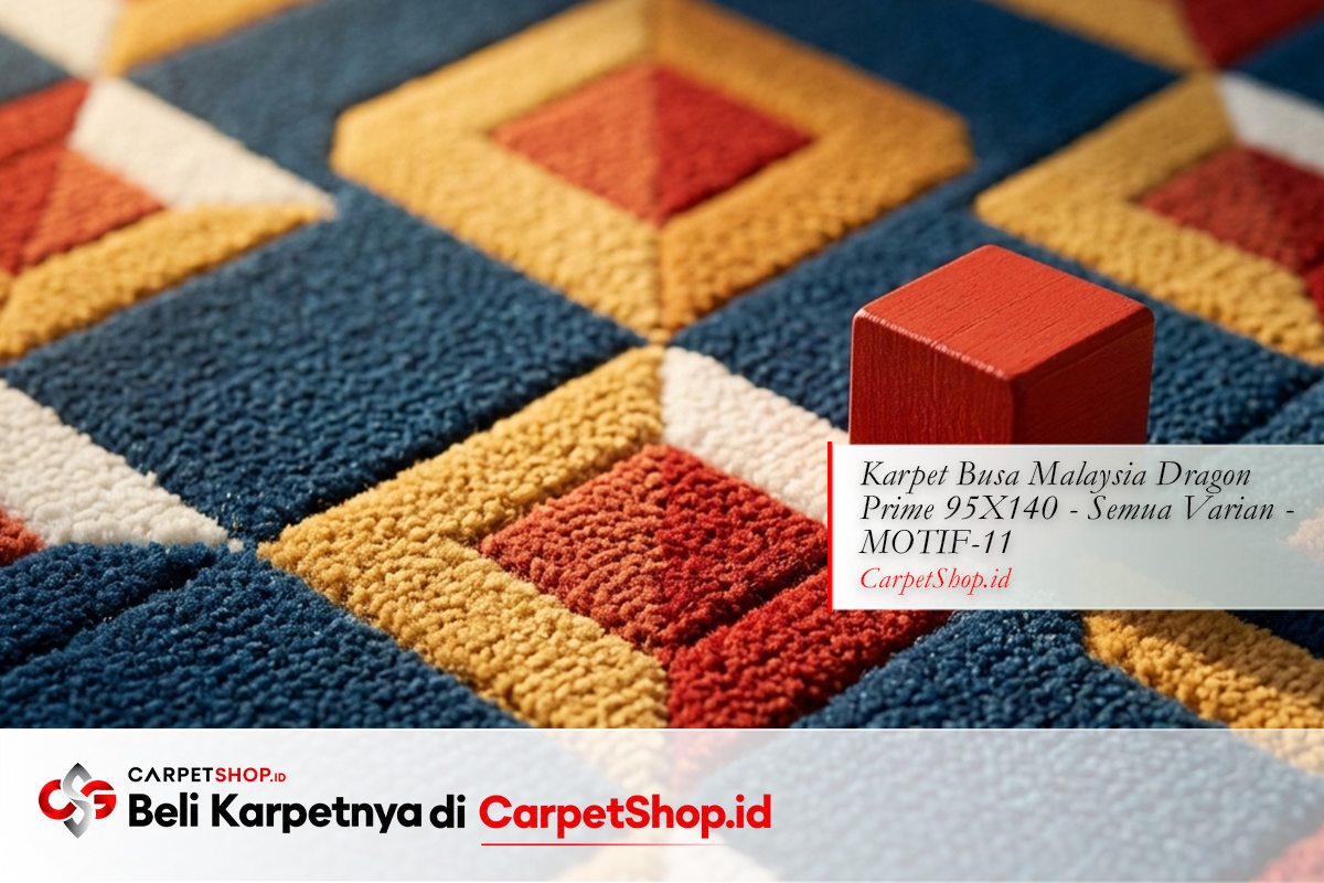 Detail motif karpet multicolor geometric dengan Karpet Dragon Prime 95X140 MOTIF-11