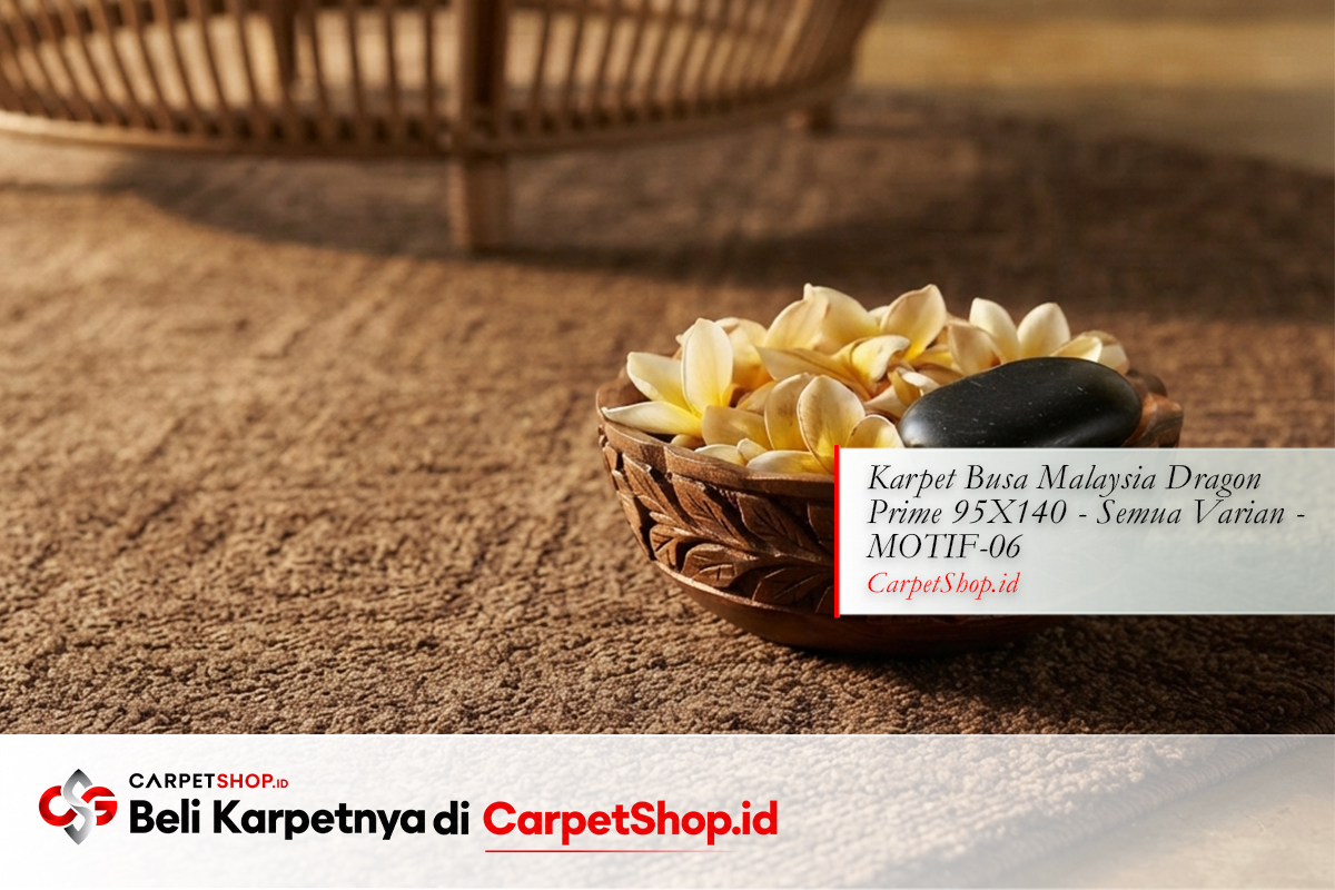 Detail elemen desain interior Bali Modern karpet dengan Karpet Dragon Prime 95X140 MOTIF-06
