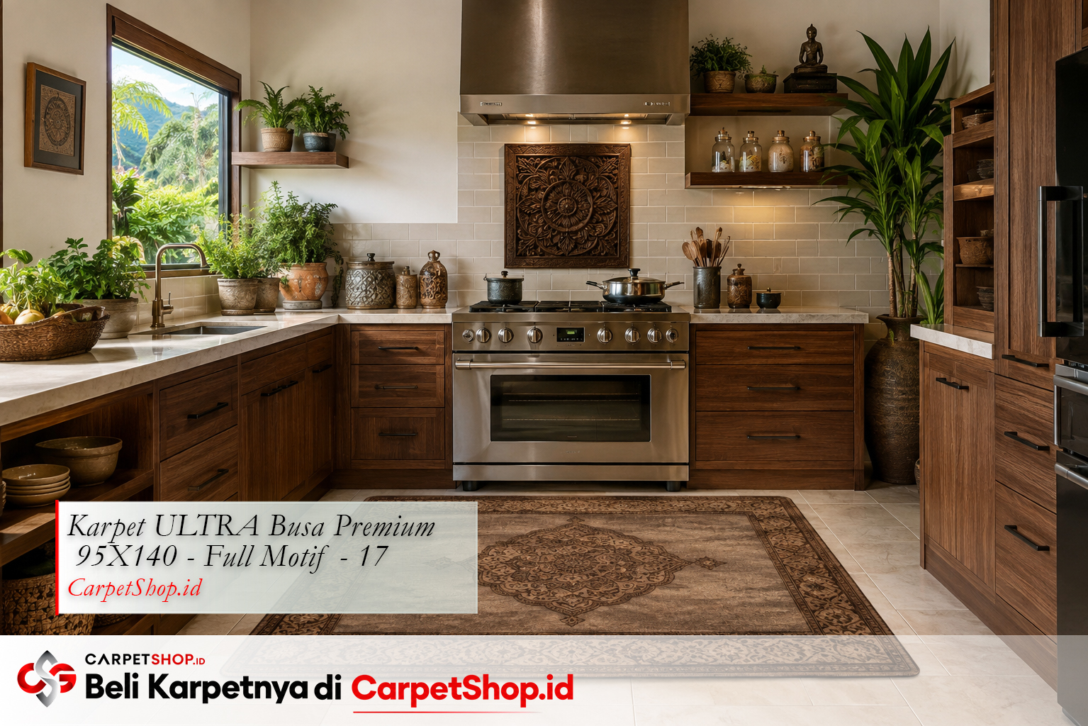  Feng shui keset dapur rezeki — Karpet ULTRA Busa Premium 95X140 Full Motif 17